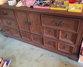 Part of Five-piece bedroom set.