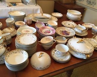 Limoge China - 89 piece set.
