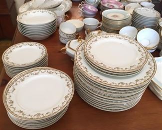 Limoge China - 89 piece set.