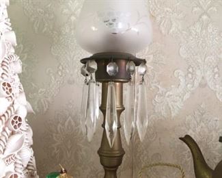 Matching Lamps with Crystals.