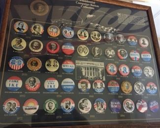Large Selection of Republican Political Pins and Posters.