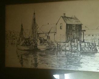 Large selection of prints and framed art.