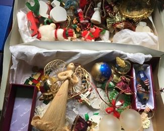 Vintage Christmas Ornaments.