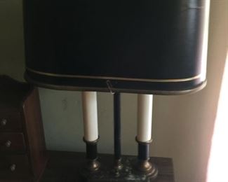 Large selection of lamps.