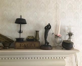 Decorative Vintage Brass Items.