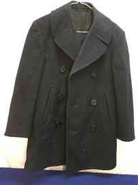 Vintage Navy Pea Coat