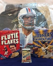 Unopened Vintage cereal boxes and Dan Marino fold out