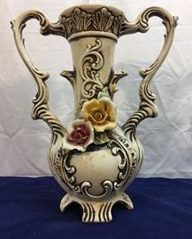 Capodimonte Vase 15.5" tall