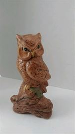 9.5" Chalkware Owl