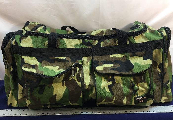 Large Camouflage duffel bag