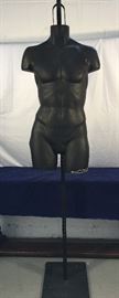Mannequin with metal stand