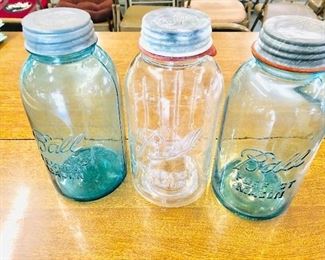 1/2 gallon Ball jars with lids