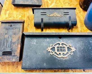 Antique & Vintage Metal mailboxes