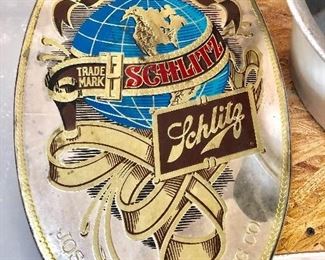 Mirror Beer Sign Advertising