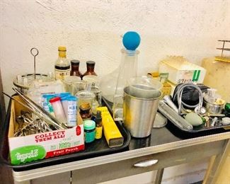 Old medical Equipment box lots