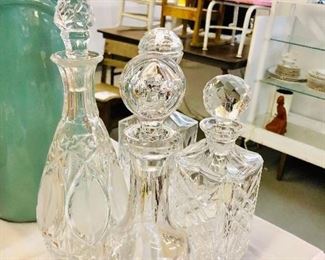 Cut Glass Decanters