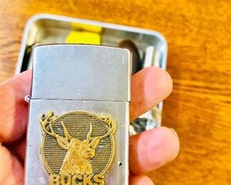 Vintage Zippo Bucks Lighter