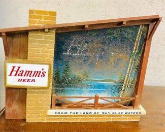 Hamm's Lighted Beer Sign