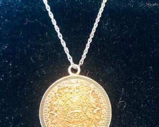 10K and Sterling Necklace