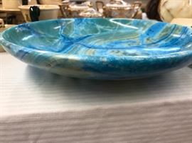 Lg. Blue Soapstone 12 inches x 2 1/2 inches tall