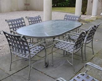 Patio table with 7 chairs