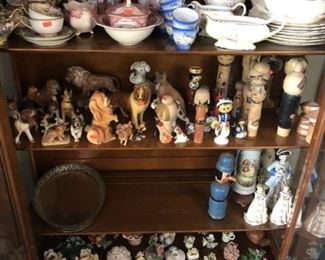 China , Kokeshi, figurines, capodimonte.