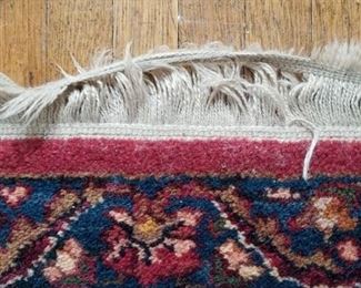 Wool Area Rug Fringe Issue