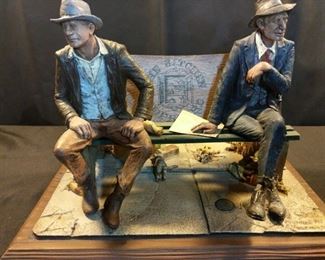 Michael Garman 1977 bus stop bench sculpture