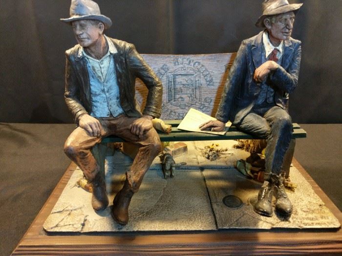 Michael Garman 1977 bus stop bench sculpture