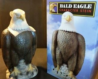 bald eagle characters stein from anheuserbusch