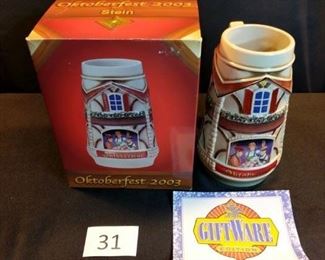 Budweiser 2003 Oktoberfest Stein
