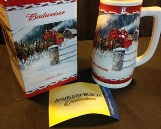 Budweiser 2010 holiday Stein