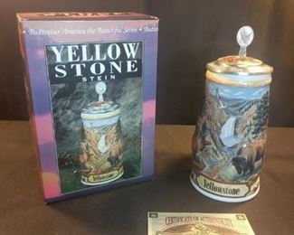 Budweiser America the Beautiful series Yellowstone Stein