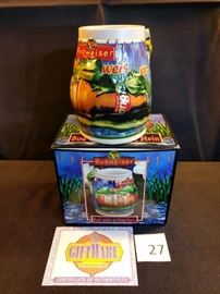 Budweiser frog Stein