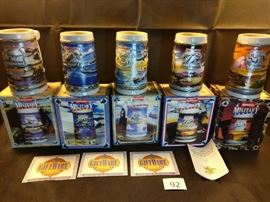 Budweiser military series steins Navy Army Air Force Coast Guard Marines