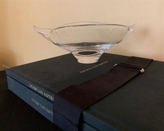 Dries Van Noten, Limited Edition Book. Steuben Crystal Bowl