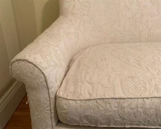 Chenille Settee 