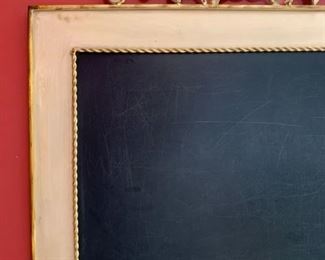 Wrought Iron Framed Chalk Board