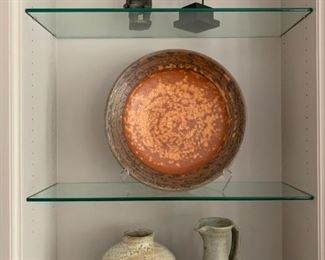 Lower Shelf, Warren MacKenzie Pitcher and Vase