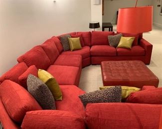 Crate and Barrel Sectional WITH Sleeper
