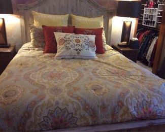 Country Queen French Bedding Bed Not Included