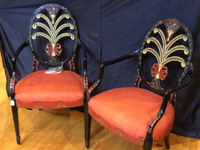 Elegant chairs from the Karges Furniture Company  -Albert and Edwin collection   