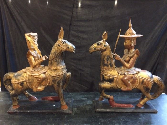 Unique antique Chinese warriors  