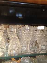 Fostoria glasses are available in several sizes.  
