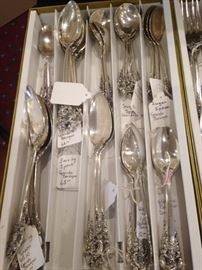 Teaspoons and serving spoons  