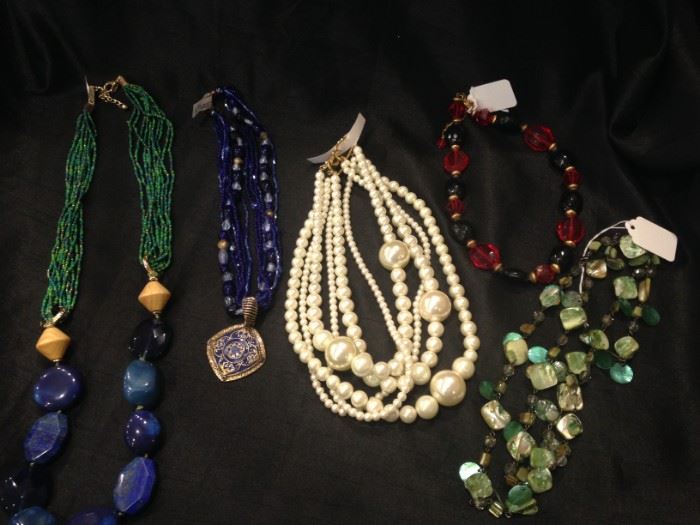 A plethora of jewelry