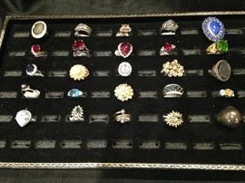 Variety of fun & fabulous costume rings