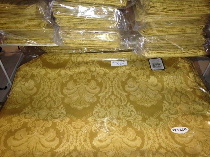 Still packaged -  placemats and napkins