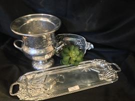 Great selections of metalware --- some are Arthur Court and some are other brands