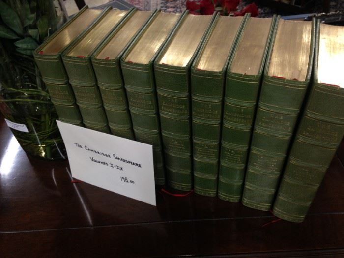 Antique books   -   The Cambridge Shakespeare Volumes I - IX